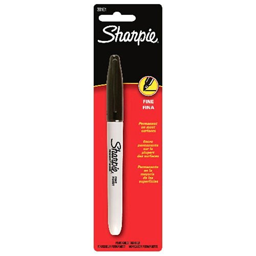 Sharpie 30101PP Fine Point Permanent Marker, Black