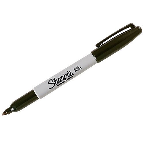 Sharpie 30101PP Fine Point Permanent Marker, Black