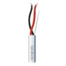 Genesis 3114111B 18/2 Stranded Plenum Cable, Unshielded, CL3P, FPLP, CMP, FT6, 1000' (304.8 m), REELEX Pull Box, White with Blue Stripe