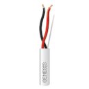 Genesis 31255012 12/2 Stranded Plenum Cable, Unshielded, CL3P, FPLP, CMP, FT6, 500' (152.4m), Reel, Natural White