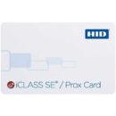 HID 3150PGGMNN iCLASS 2k SE Prox Card, SIO Programmed, 125 kHz HID Prox Unprogrammed, Glossy Front and Back, 13.56 MHz iCLASS Sequential Matching Numbering, No Slot, 125 kHz No Printed Numbering