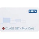 HID 3150RGGMNM iCLASS 2k SE Prox Card, iCLASS with SIO, 125 kHz Programmed with HID or Indala Format, Glossy Front and Back, 13.56 MHz iCLASS and 125 kHz Sequential Matching Numbering, No Slot