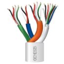 Genesis 31965001 22/6 Stranded Shielded, 22/4 Stranded, 22/2 Stranded, and 18/4 Stranded Plenum Access Control Cable, CL3P, FPLP, CMP, FT6, 500'(152.4m), Box, White