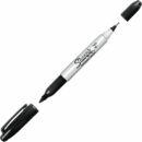Sharpie 32001 Permanent Marker, Twin Tip, Black