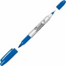 Sharpie 32003 Permanent Marker, Twin Tip, Blue
