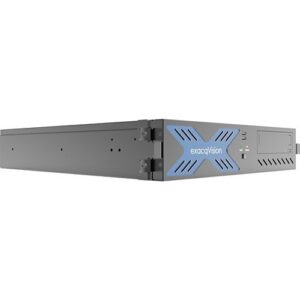 Exacq 3208-24T-R2A exacqVision A-Series 96-Channel Hybrid Video Recorder, IP Cameras Licenses (64 Max) and 32 Analog, 2U, 24TB HDD