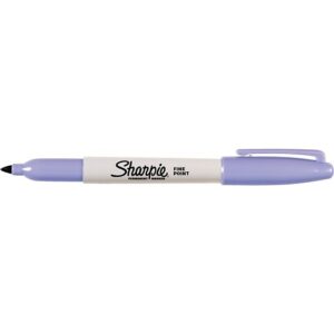 Sharpie 32088 Permanent Markers, Fine Point, Lila, 12-Pack