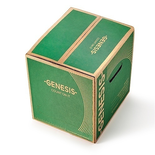 Genesis 32142102 18/2 Stranded Shielded Plenum Cable, CL3P, FPLP, CMP, FT6, 1000' (304.8m), Reel-in-a-Box, Yellow