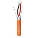 Genesis 32142103 18/2 Stranded Shielded Plenum Cable, CL3P, FPLP, CMP, FT6, 1000' (304.8m), Reel-in-a-Box, Orange