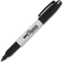 Sharpie 33001 Super Permanent Marker, Fine Tip, Black, 12-Pack