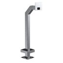 Pedestal Pro 33PE1-2NIP-03-CRS Access Control Mounting Post, 42" Steel Gooseneck Pedestal Compatible with 2N IP Verso 2.0