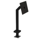Pedestal Pro 33PE1-INVU-02-CRS Access Control Mounting Post, 42" Height, Tilting Neck, Black Steel, Surface Mount