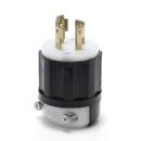 Leviton 3431-GC Connectors, EB Plug Lock 3PO 4WI Non-NEMA, 30A 600V AC