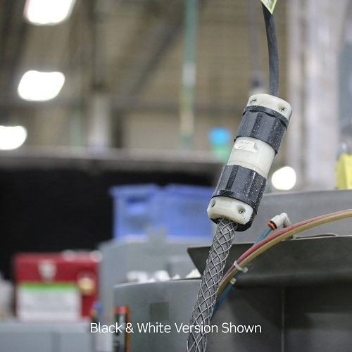 Leviton 3433-C Locking Connector, Industrial Grade, Non-NEMA, 4P, 4W, 30A 120/208V 3-Phase Y, Black and White