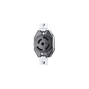 Leviton 3520 Receptacle Lock, Single, 4-Pole, 5-Wire, Non-NEMA, 20A 250V, 10A 600V
