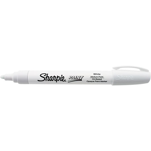 Sharpie 35235PP Oil-Based Paint Markers, Bold Point, White