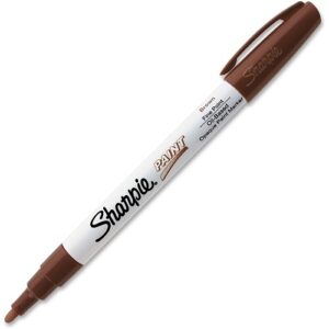 Sharpie 35538 Paint Marker, Fine Point, Brown