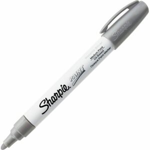 Sharpie 35560 Paint Marker, Medium Point, Metallic Silver