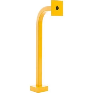 Pedestal Pro 36-APD-YEL 36" Safety Yellow Gooseneck Pedestal, Powder Coated, 12" Neck Reach