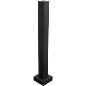 Pedestal Pro 36-LP-BLK 36" Black Powder Coated Photo Eye Pedestal