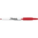 Sharpie 36702 Retractable Marker, Fine Point, Red