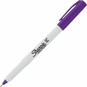 Sharpie 37118 Permanent Markers, Ultra Fine Point, Purple
