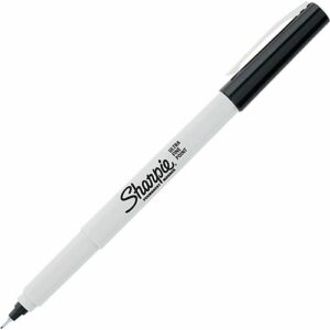 Sharpie 37121 Permanent Markers, Ultra Fine Point, Black
