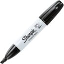 Sharpie 38201 Permanent Broad Marker, Chisel Tip, 12-Pack, Black