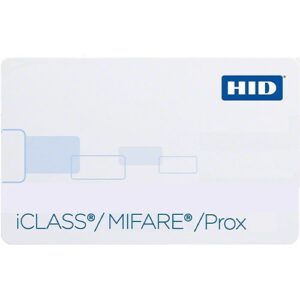 HID 3960RMPGGANAA iCLASS SE 2K Other 13.56 MHz Prox Card, iCLASS SIO and Ecure SIO Programmed, MIFARE Classic 1K, Programmed HID Prox or Indala, Glossy, iCLASS SE and 13.56 MHz Matching, No Slot