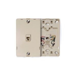 Leviton 40214-00I Screw Terminal Phone Faceplate
