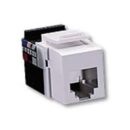 Leviton 40836-BW Quickport Voice Grade, White