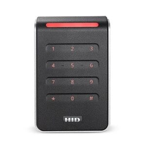 HID 40KNKS-T1-00BD9X SIGNO 40 Contactless Smartcard Reader, Pigtail Connection, Black with Silver