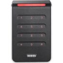 HID 40KTKS-T0-000000 Signo 40 Contactless Smart Card Keypad Reader, Multi-Technology, Mobile Ready, Wall Switch Mount, Terminal, Black with Silver Trim