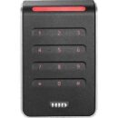 HID 40KTKS-T3-000000 Signo 40K Wall Mount Keypad Reader, Terminal Srip Connection, Custom Profile, Black with Silver Trim