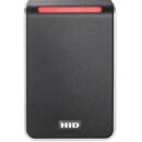 HID 40NKS-01-00001H Signo 40 Pigtail Smartcard Reader with Seos Profile, Wiegand, Red LED, Black with Silver Trim