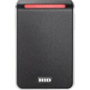 HID 40NKS-01-000GV9 Signo 40 Pigtail Smartcard Reader with Seos Profile, Mobile Access Enabled, MOB0070, Wiegand, CSN Suppressed, Red LED, Flashing Green, Buzzer, Black with Silver Trim