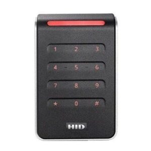 HID 40NKS-03-0005DJ SIGNO 40 Contactless Smartcard Reader, Pigtail Connection, Card Profile, Black with Silver
