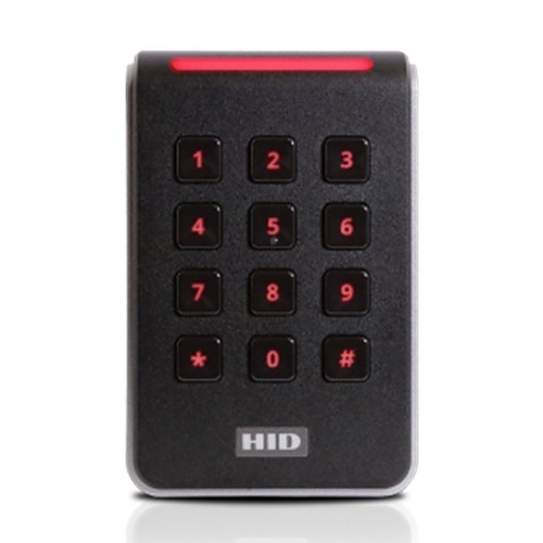 HID 40TKS-00-00H6N1 Signo Contactless Smartcard Reader 40K, Pigtail Connection, Black / Silver