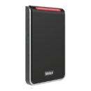 HID 40TKS-T2-000000 Signo 40 Wall Mount Reader, 13.56mHz Profile, OSDP/Wiegand, Terminal, Mobile Ready, Black with Silver Trim