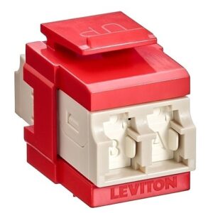 Leviton 41086-MLR Fiber Optic Cable Connector