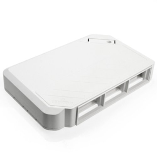 Leviton 41296-MMW QuickPort Multimedia Outlet System Surface-Mount Box, White