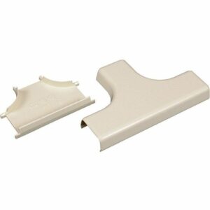 Wiremold 415 400 Tee Fitting Quad Receptacle 15A, 125V