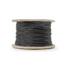 Genesis 41565008 18/2 Stranded Direct Burial Fire Alarm Cable, Unshielded, FPL, CL2, Sunlight Resistant, 500' (152.4 m), Reel, Black
