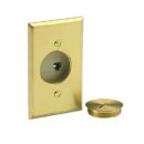 Leviton 41650-6 QuickPort Floor Jack Assembly, 6P6C Blank