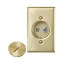 Leviton 41652-6F QuickPort Floor Jack Assembly, 6P6C F connector