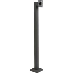 Pedestal Pro 42-2LP 42" Black Powder Coated Low Profile Pedestal, Pad Mount, ADA Compliant