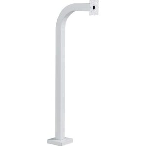 Pedestal Pro 42-9C-WHI 42" Gooseneck Pedestal, Powder Coated, 12" Neck Reach, White