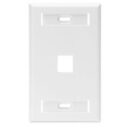 Leviton Quickport Gang Socket Faceplate