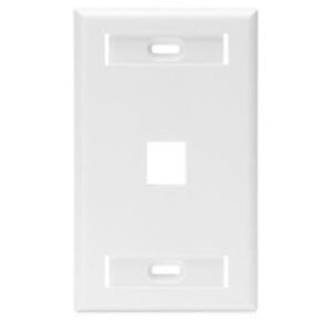 Leviton Quickport Gang Socket Faceplate
