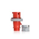 Leviton 420P7WLEV 20A Pin and Sleeve Plug, Red